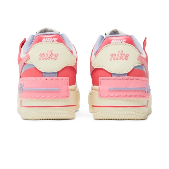 Nike Air Force 1, Never Worn, Size 8.5, Shadow Sail/Coral/Chalk Pink - Picture 2 of 7